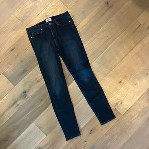 Paige Hoxton Ultra Skinny Jeans Dark Wash